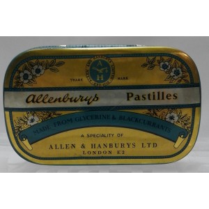  SCATOLINA IN LATTA " ALLENBURYS PASTILLES " LONDON 