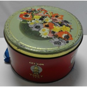 Scatola  Latta  . CEYLON TIBET TEA  (vuota)