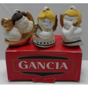 Set 3 Angeli promozionali  in terracotta  da appendere  o segnaposto  + scatola