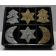 Set  6 candele (formati diversi con scatola originale)