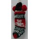 Calza  "MERRY CHRISTAMAS"  - H 20 cm.