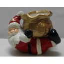 Portacandela BABBO NATALE sdraiato