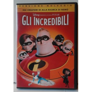 GLI INCREDIBILI   Walt Disney   (DVD  EX NOLEGGIO  / Animazione)  USATO