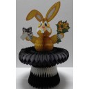 Decorazioni Pasquali - Coniglio nel cappello (35 X 22 cm. circa)