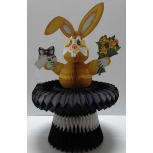 Decorazioni Pasquali - Coniglio nel cappello (35 X  22 cm. circa)