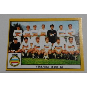 Figurina EDIS   -  SQUADRA  VERBANIA   (Calciatori  1969 / 70   Serie C)  