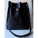 BORSETTA in pelle sintetica nera