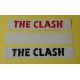 Set 3 adesivi  gruppo musicale  "THE CLASH"   colori assortiti (come da foto)