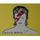  Adesivo  sagomato    "David BOWIE"  (19.50  X  20.0  cm. / anni '80 / VINTAGE)