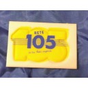 Adesivo  NETWORK  105 The Radio  in rilievo  (VINTAGE  - 6 x 4 cm. circa )
