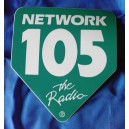 Adesivo  NETWORK  105 The Radio  Verde (Vintage  cm. circa )