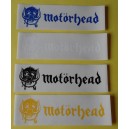 Adesivo  "logo MOTORHEAD "  ( 20.0 x 6.0cm. / VINTAGE  / 4 pezzi)