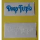 Adesivo  band "DEEP PURPLE"    (12,0 X 5,5  cm./ anni '80 / VINTAGE /  2 pezzi)