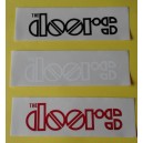 Adesivo  band "THE  DOORS "  (21,0 X 6,5  cm./ anni '80 / VINTAGE /3  pezzi)