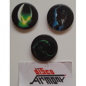 ALIEN    (3  spille piccole / medie   / pins   -  vintage)