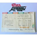 MILAN  - OLIMPIQUE  06/03/91   Biglietto  partita  (vintage)