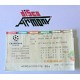 MILAN - MONACO -  27/04 /94 CHAMPIONS  LEAGUE  Biglietto  partita  (vintage)