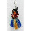 Portachiavi BEFANA (idea regalo) H 14 cm.