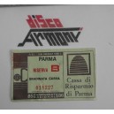 PARMA Riserva B - Gradinata Curva  1985 /86   Biglietto  partita   (vintage) 