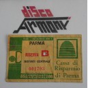 PARMA Riserva B - Distinti Centrali  985 /86   Serie  C   Biglietto  partita    