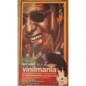 VINILMANIA  Milano 10 - 11 MAggio 2014  - Poster  (50 - 28 cm.)