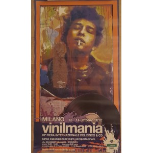 VINILMANIA   Milano   13 - 14    Ottobre  2012  -  locandina   (50 - 28 cm.)