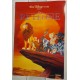 IL RE LEONE / RED  e TOBY nemiciamici  Walt Disney  poster bifacciale  90  X  61