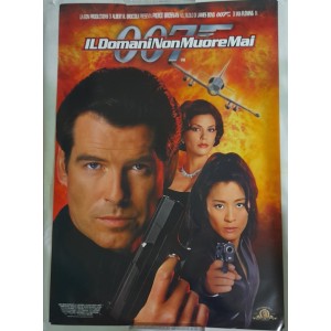 007 - IL DOMANI NON MUORE MAI    Poster  promo del film -    99,0  X   69,0 cm. 