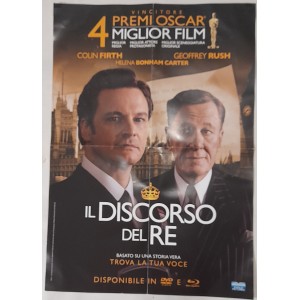 Il DISCORSO del RE (Poster promo del film  - 68 X 48 cm.)