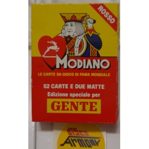 MAZZO  di  CARTE da GIOCO   54 pz.   MODIANO    (nuove e sigillate )