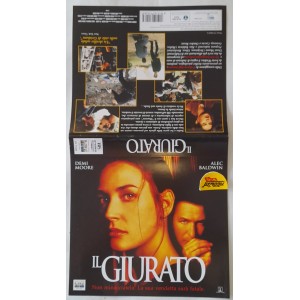 IL GIURATO     (solo cover/copertina  - NO  film  in Videocassetta / VHS )