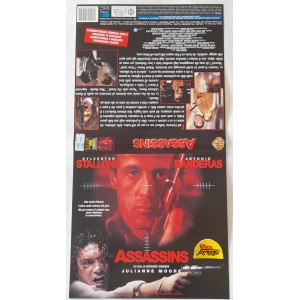 ASSASSINS   (solo cover/copertina - NO  film  in Videocassetta / VHS )
