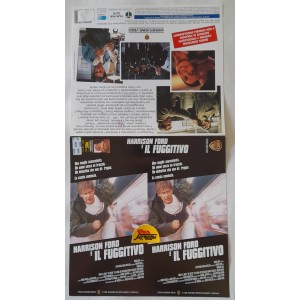 IL FUGGITIVO   (solo cover/copertina  - NO  film  in Videocassetta / VHS )