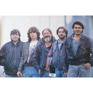 I  NOMADI con Augusto Daolio  / Poster nuovo     (96,5    X    64,5   cm. circa)