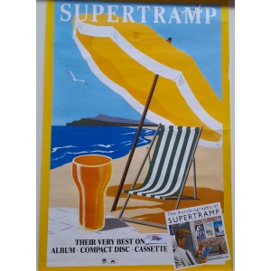 SUPERTRAMP  - The Autobiography  of ...  Poster   usato  /  60,0  X  90.0  cm.