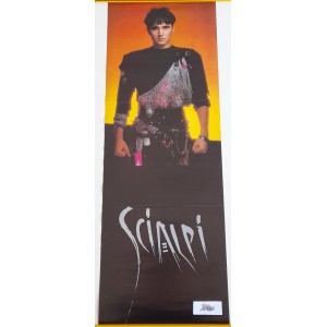 SCIALPI   Poster   anni '80   nuovo   (84,0 X 30,0 cm. c.a.)