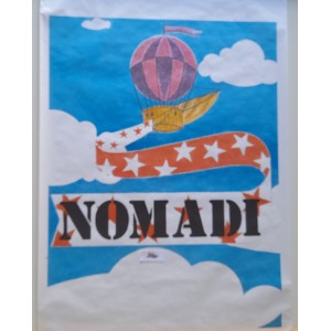 NOMADI   / Poster - manifesto  nuovo del 1984    (100,0   X   70,0  cm. circa)