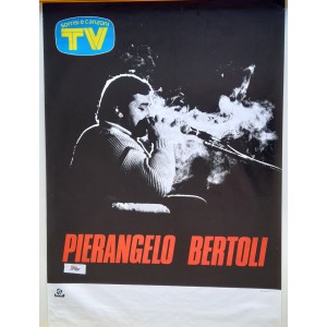 Pierangelo BERTOLI   -  manifesto promo   nuovo  100,0 X 70,0  cm.