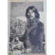 George HARRISON  - poster  ritratto  by Fabio Traverso  / 85,5 X 53,0  cm.