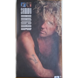 SAMMY  HAGAR  I Never  Said  ....Poster  promo     1987  Nuovo   106,5 X61,0 cm.