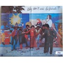 WAR - WHY CAN'T  WE BE FRIEND?   Poster  promo  usato   (58,5 X 51,0  cm. c.a.)