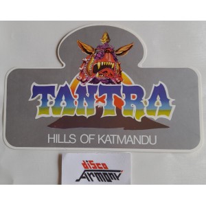 TANTRA  Hills Of Katmandu  -  Adesivo promo  VINTAGE  originale  da collezione  