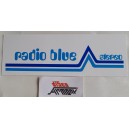 RADIO BLUE  Sorbolo  PR Adesivo  VINTAGE  originale  da collezione  come da foto)