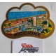 RICCIONE  - Adesivo  sagomato  VINTAGE  originale  da collezione   come da foto 