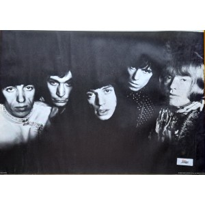 ROLLING STONES  (primi piani - foto  del  1969)  /  Poster   /  90,0 X 62,0 cm.