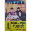 ATOMICS -  Poster  promo  gruppo musicale  - anni '80 / 95,0  X  66,0  cm.  c.a.
