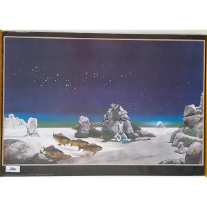 YES  Tales from .....  poster  promo  album  1973  by  Roger Dean  100,0 X 69 ,5