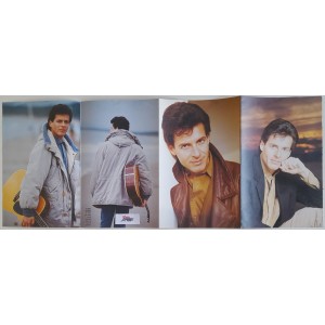 Claudio BAGLIONI   Poster bifacciale con 5 foto  promo discografia  86 X 34  cm