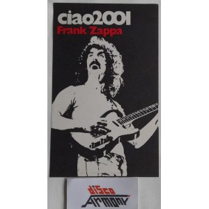 FRANK ZAPPA   Adesivo   VINTAGE  originale  da collezione  13 x 8 / come da foto