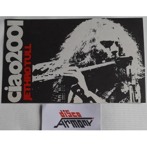 JETHRO TULL   Adesivo  VINTAGE  originale  da collezione  13 x 8 come da foto